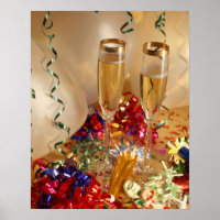 Champagnerflöten, Bänder und Lärmpegel