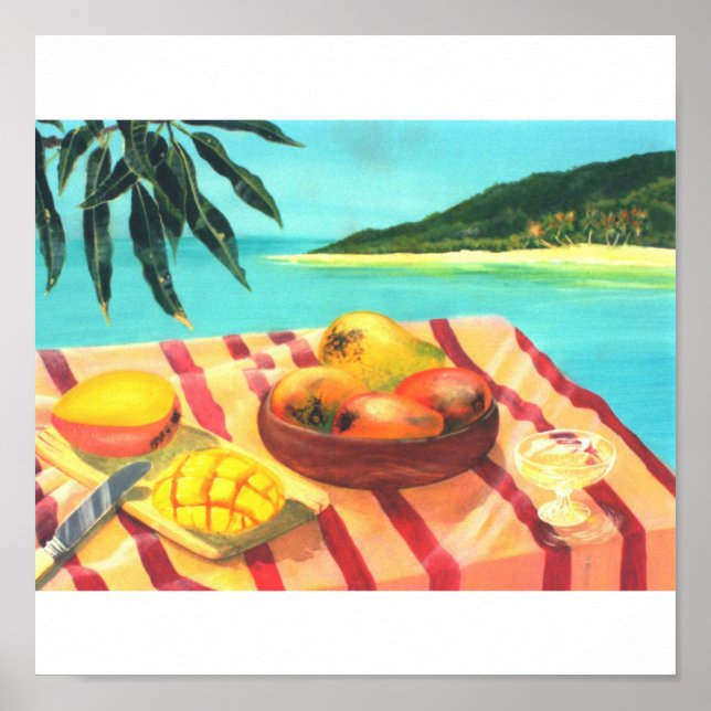 Champagnermangos Poster (Vorne)