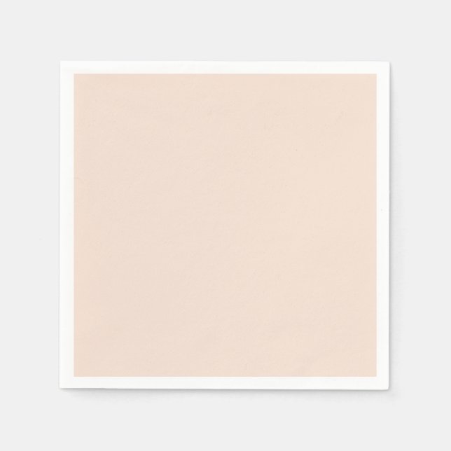 Champagnerrosa einfarbig serviette (Vorderseite)