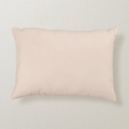 Champagnerrosa Schlicht, Solid Color Dekokissen