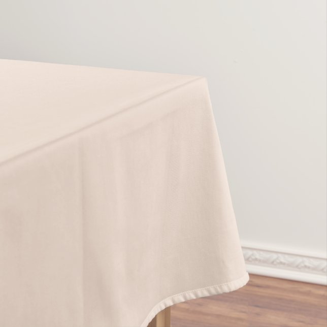 Champagnerrosa Schlicht, Solid Color Tischdecke (Beispiel)