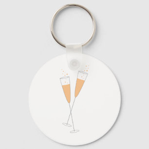 Champagnertoast Schlüsselanhänger