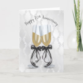 Champagnertoast zum 70. Geburtstag Karte