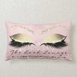 Champaign Gold Glitzer Pink Makeup Lashes Beauty Lendenkissen
