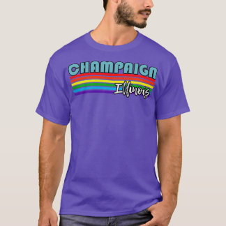 Champaign Illinois Pride Champaign LGBT-Geschenk L T-Shirt