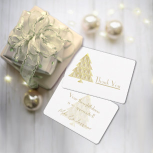 Champaign Joyoux Weihnachten Danke-Card Dankeskarte