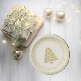Champaign Joyoux Weihnachten Paper Plate Pappteller