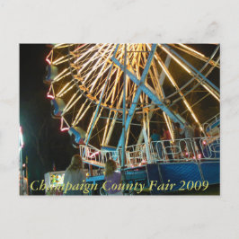 Champaign Landkreis Fair 2009 Postkarte
