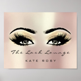 Champaigname Makeup Artist Beauty Studio Lashes Poster