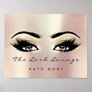 Champaigname Makeup Artist Beauty Studio Lashes Poster