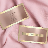 Champaigne Gold Frame Blush Rose Gold Minimal