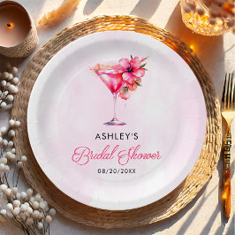 Champange-Brautparty Pappteller