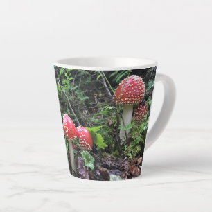 Champignons Amanita Muscaria - 12 oz. Latte Mug