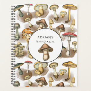 Champignons forestiers Vintages personnalisés