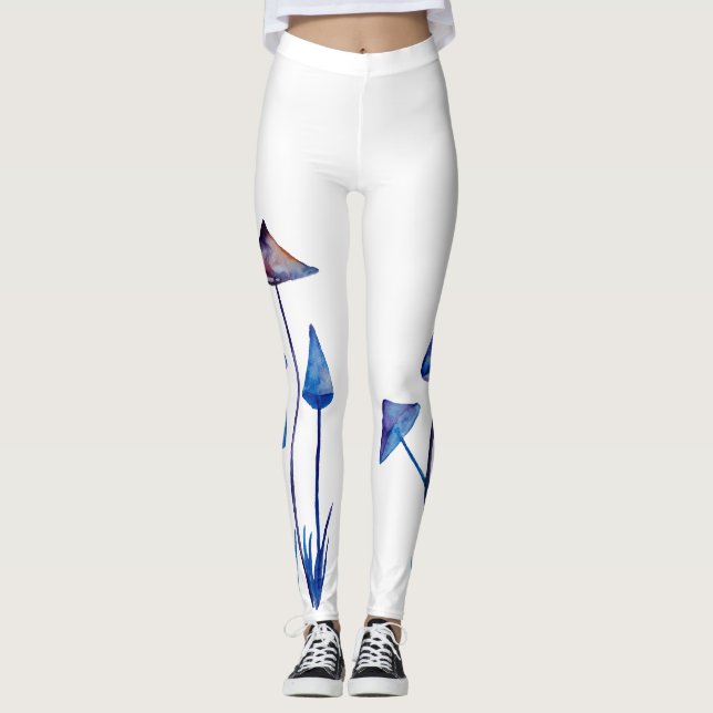 Champignons magiques Leggings personnalisés (Devant)