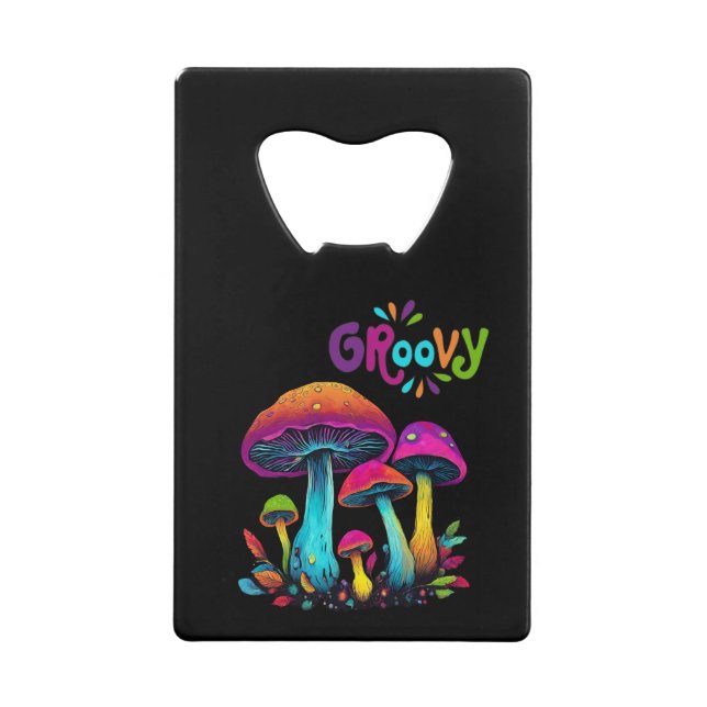 Champignons psychédéliques super colorés (Devant)