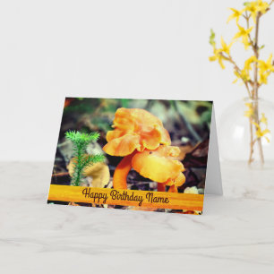 Champignons sauvages Nature Carte d'anniversaire p