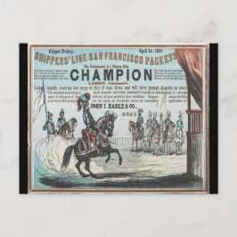 Champion Clipper Sailing Postkarte