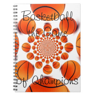 Champion Court Vision: Basketball Spiel der Champs Notizblock