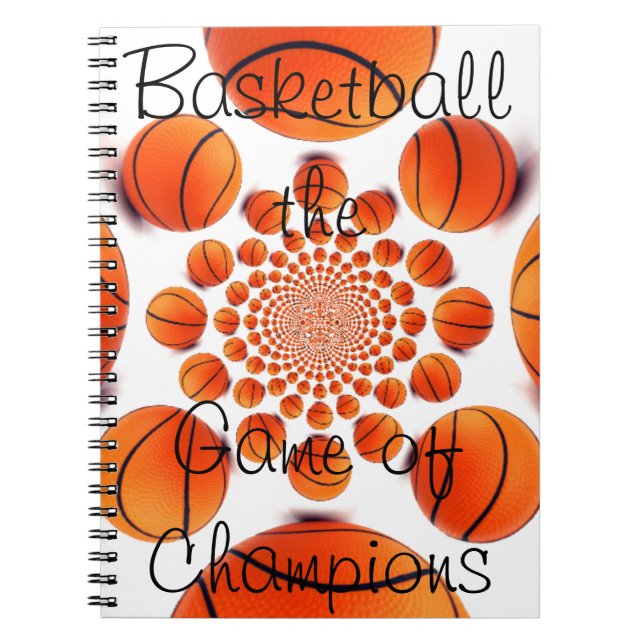 Champion Court Vision: Basketball Spiel der Champs Notizblock (Vorderseite)