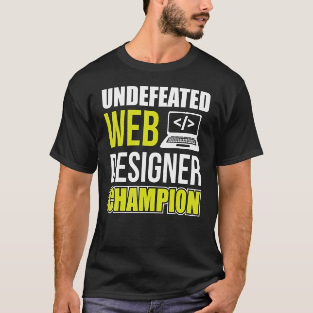Champion Css Programmer 2 für den nicht besiegten  T-Shirt (Vorderseite)
