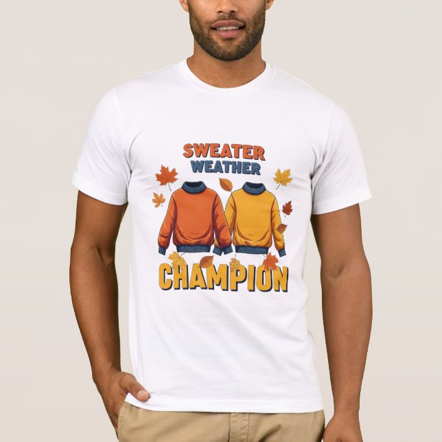 Champion de la météo pullover automne (Devant)