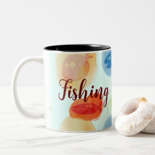 Champion de pêche pour papa Fête des pères Mug