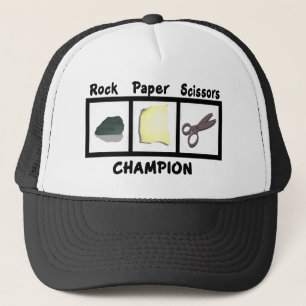 Champion der Rock Paper Scissors Truckerkappe