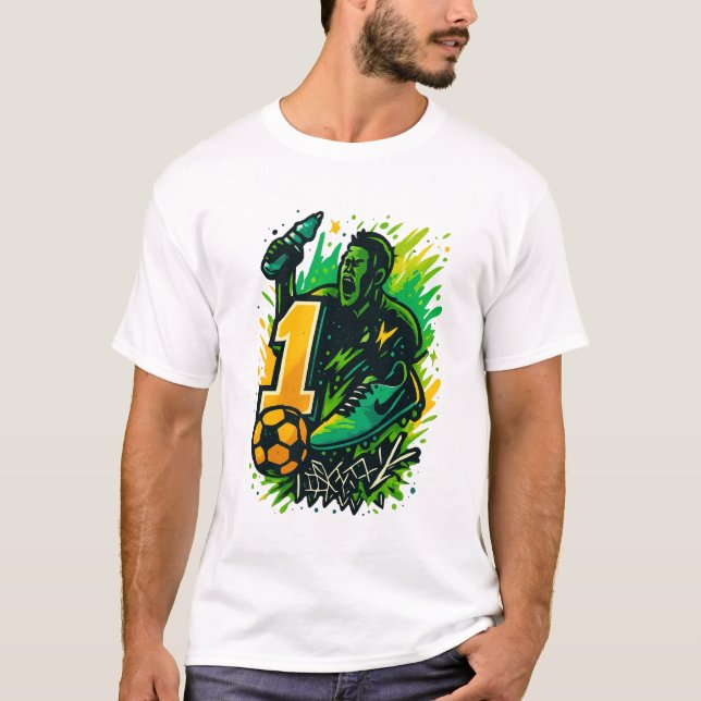 Champion Energy Soccer T-Shirt - Bold Graffiti Sty (Vorderseite)
