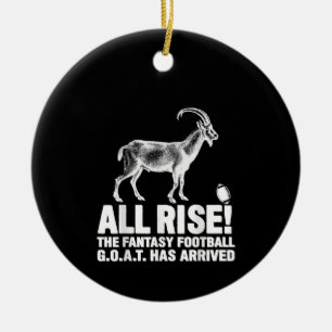 Champion Fantasy Football Goat Geschenk Keramik Ornament