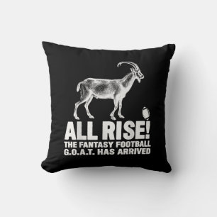 Champion Fantasy Football Goat Geschenk Kissen
