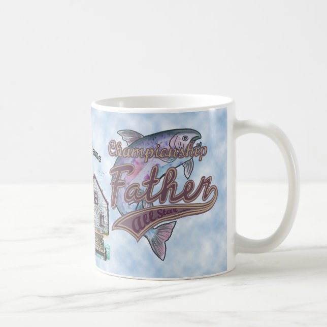 Champion Fishing Vaterkundenspezifische Tasse (Rechts)