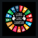 Champion für globale Ziele Poster<br><div class="desc">Global Goals Champion Poster</div>