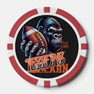 Champion Gorilla Lektionen Lernen Poker Chip