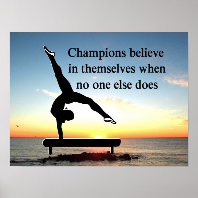 CHAMPION GYMNAST POSTER (Vorne)