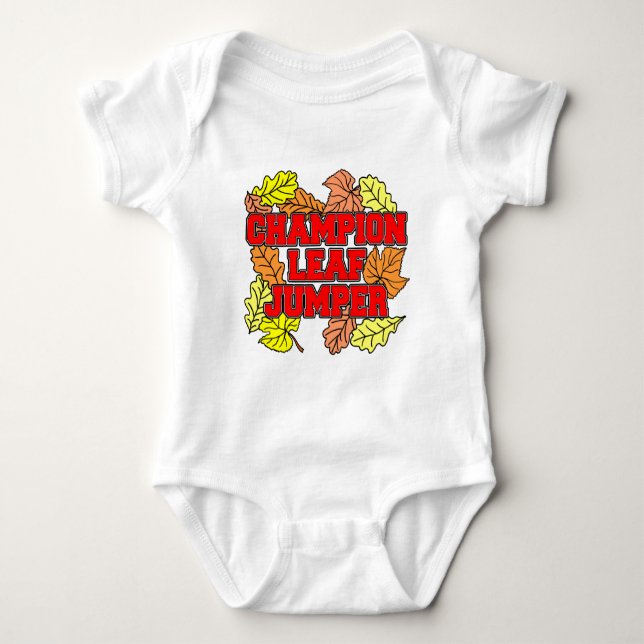 Champion Leaf Jumper Baby Strampler (Vorderseite)