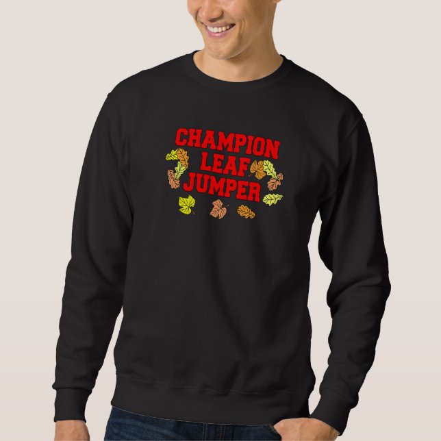 Champion Leaf Jumper Verlasse Herbstsaison Sweatshirt (Vorderseite)