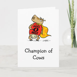 Champion of Cows Karte