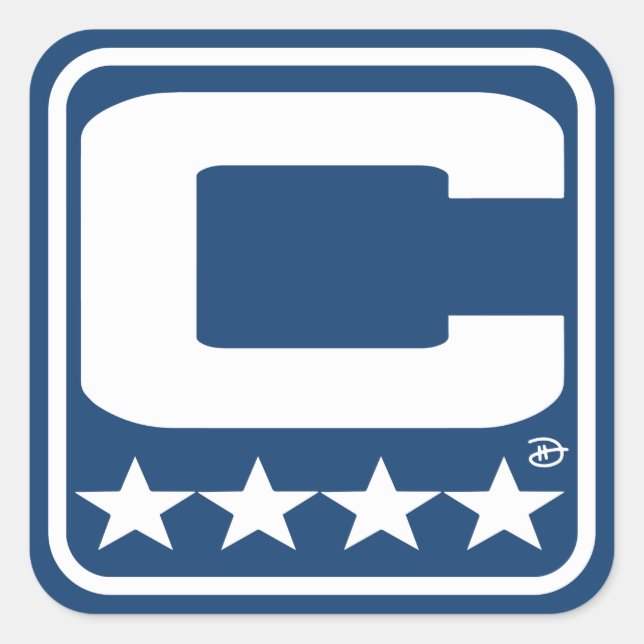 Champion Patch - IND Blue Aufkleber (Vorderseite)