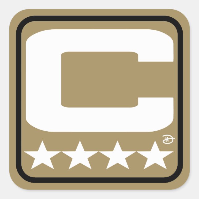 Champion Patch - NO Gold Aufkleber (Vorderseite)