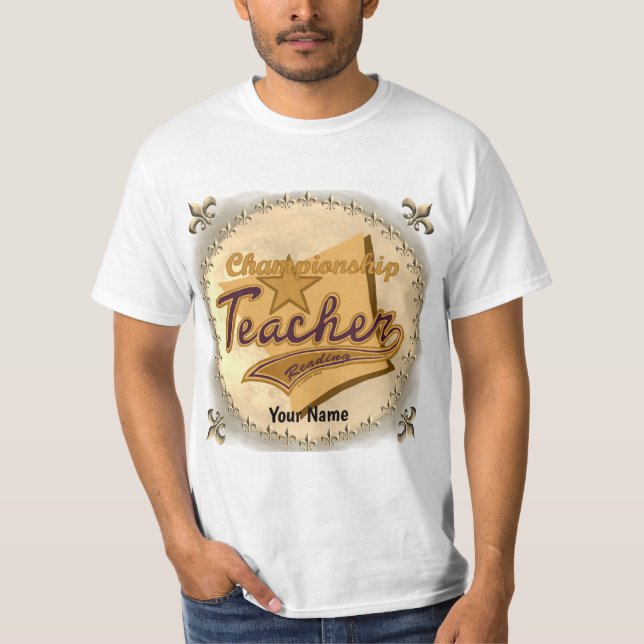 Champion Reading Teacher T - Shirt (Vorderseite)