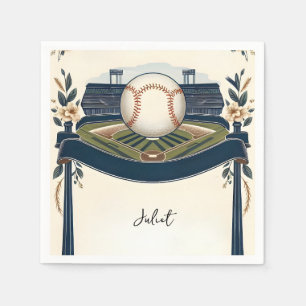 Champion Team Ball Field Baseball Brautparty Serviette