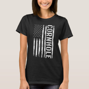 Champion Team Bean Bag Cornhole USA Flagge T-Shirt