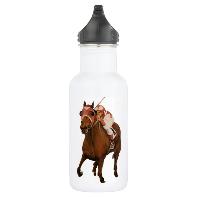 Champion Thoroughbred gewinnt Big Race Edelstahlflasche (Rechts)