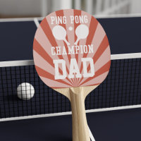 Champion Vater Red Ping Pong Paddle