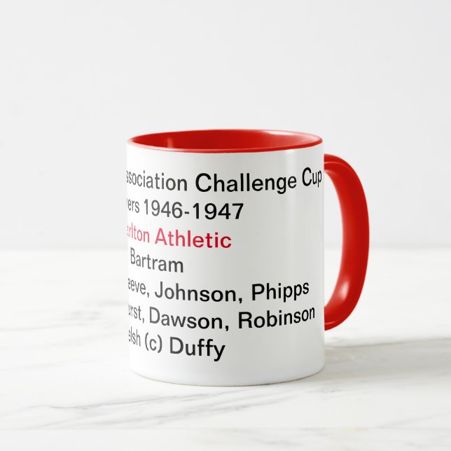 Championnat de France d'athlétisme de Charlton mug (Devant droit)
