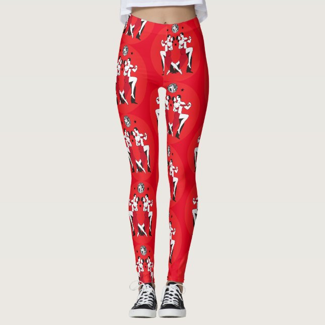 Champions des Ballroom-Tanzes Leggings (Vorderseite)