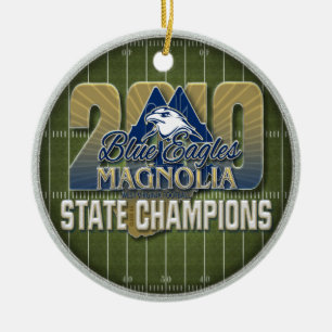 Champions-Feld-Verzierung der Magnolien-2010 Keramikornament