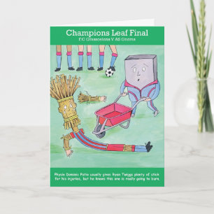 Champions Leaf Greetings Karte