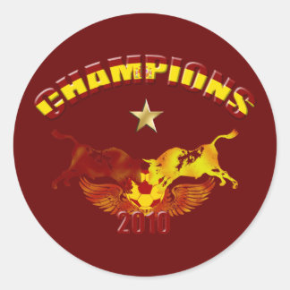 Champions Toro Bulls 2010 Runder Aufkleber